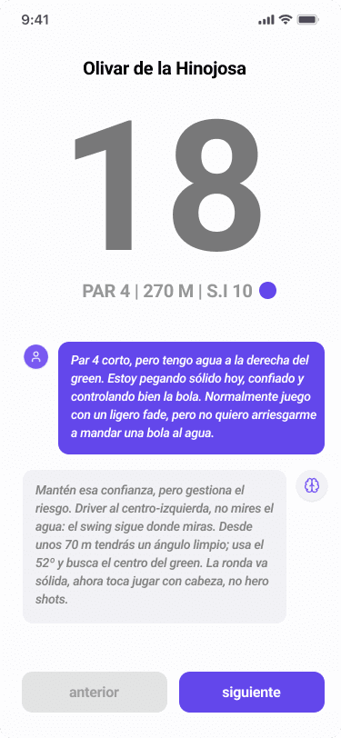 Caddie Pilot App